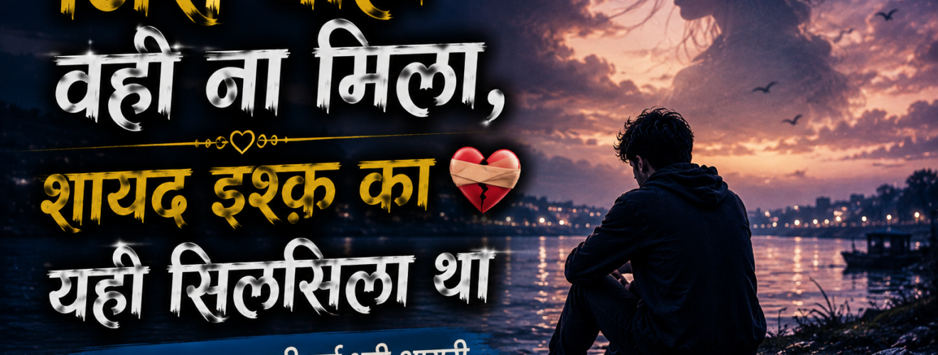 एक तरफ़ा प्यार की दर्द भरी शायरी