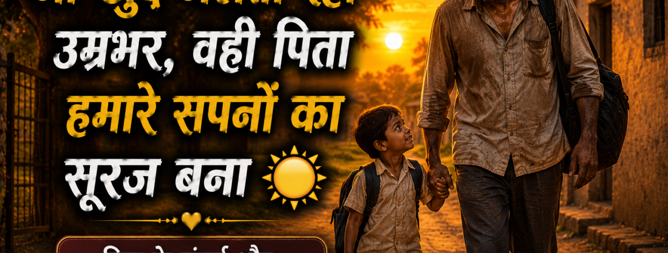 Pita ke pyar pr shayari