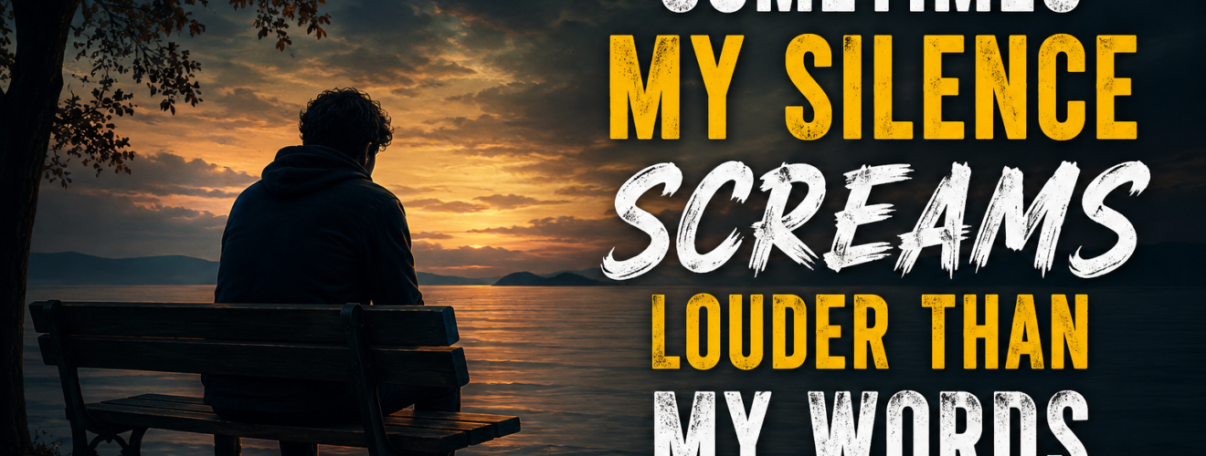 Sometimes My Silence Screams Louder Than My Words