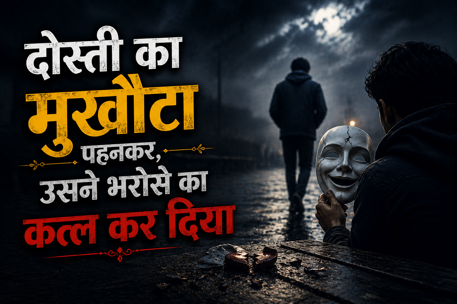 झूठे दोस्तों और टूटे भरोसे की दर्द भरी शायरी
