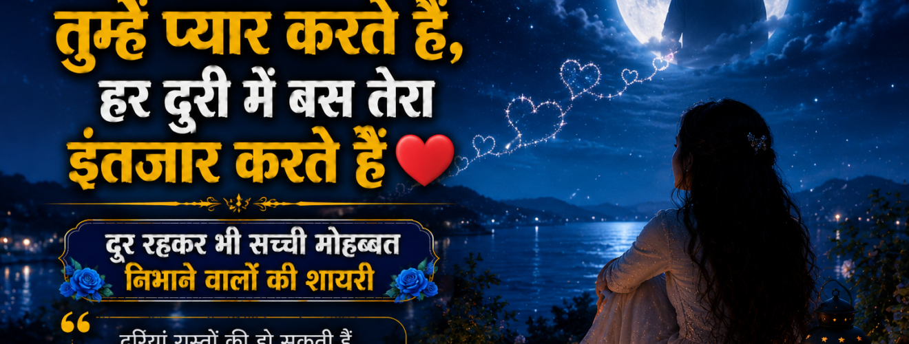 Long Distance Love Shayari