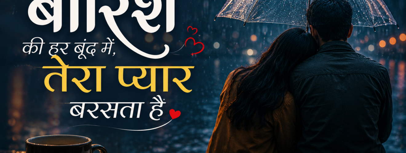 Romantic Rain Shayari