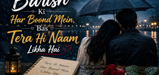 Romantic Rain Shayari Hinglish