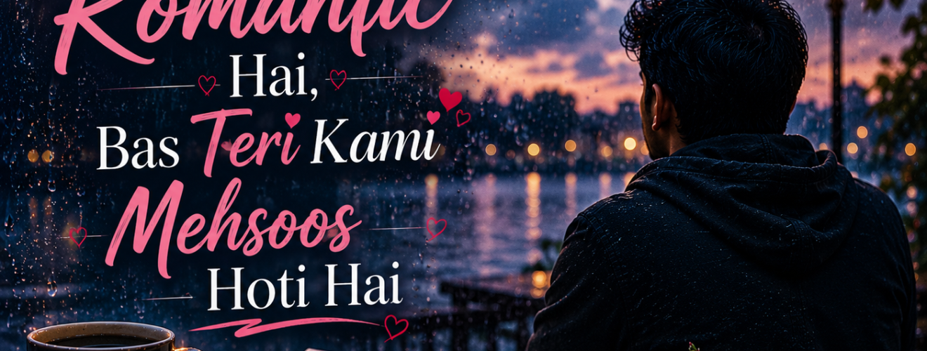Romantic Weather Shayari Hinglish