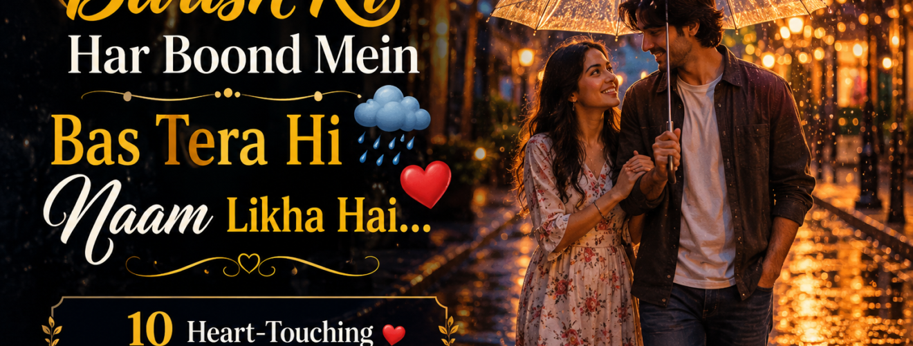 Romantic Barish Shayari