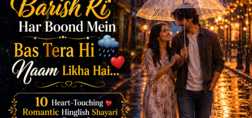 Romantic Barish Shayari
