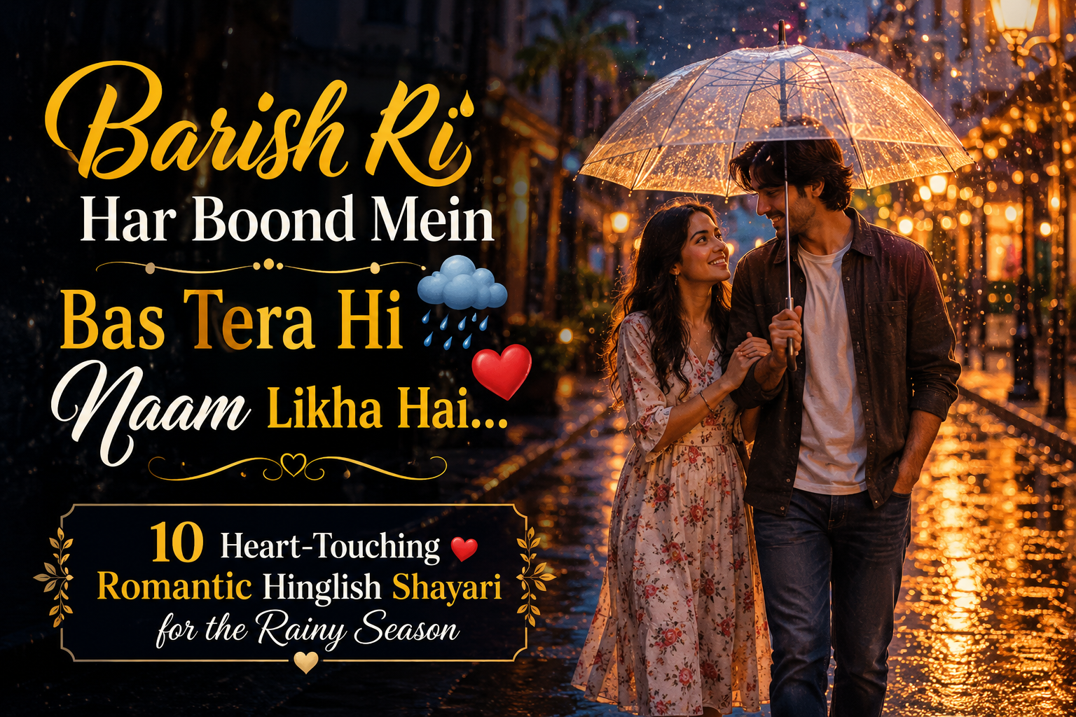 Romantic Barish Shayari