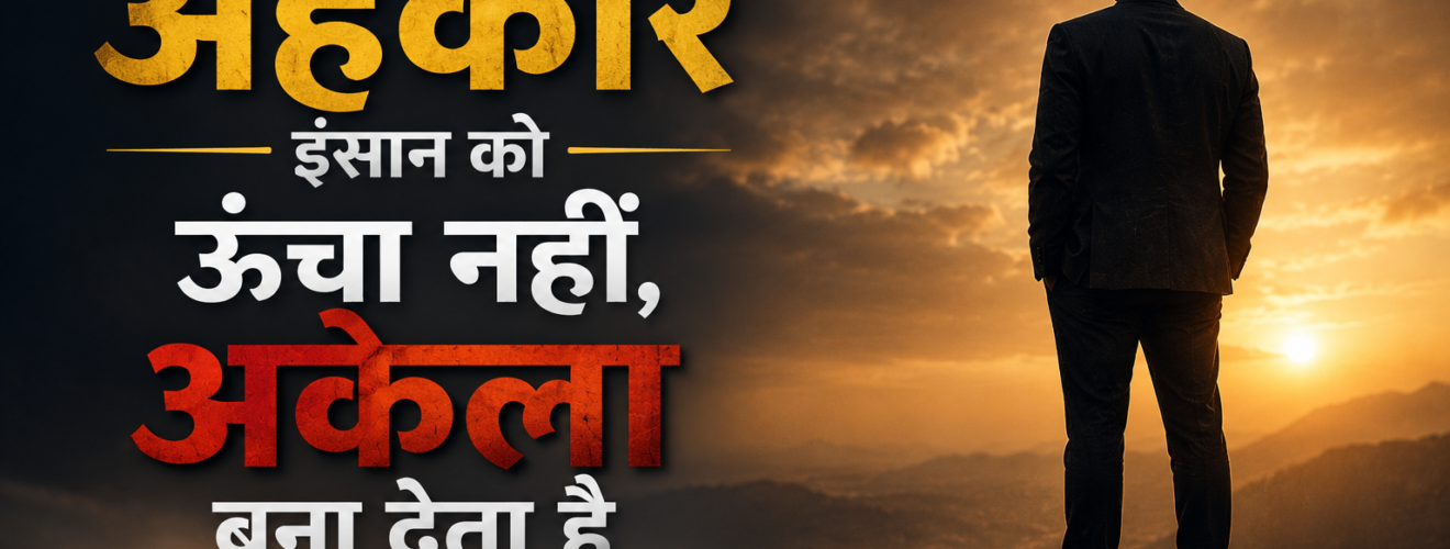अहंकार पर शायरी