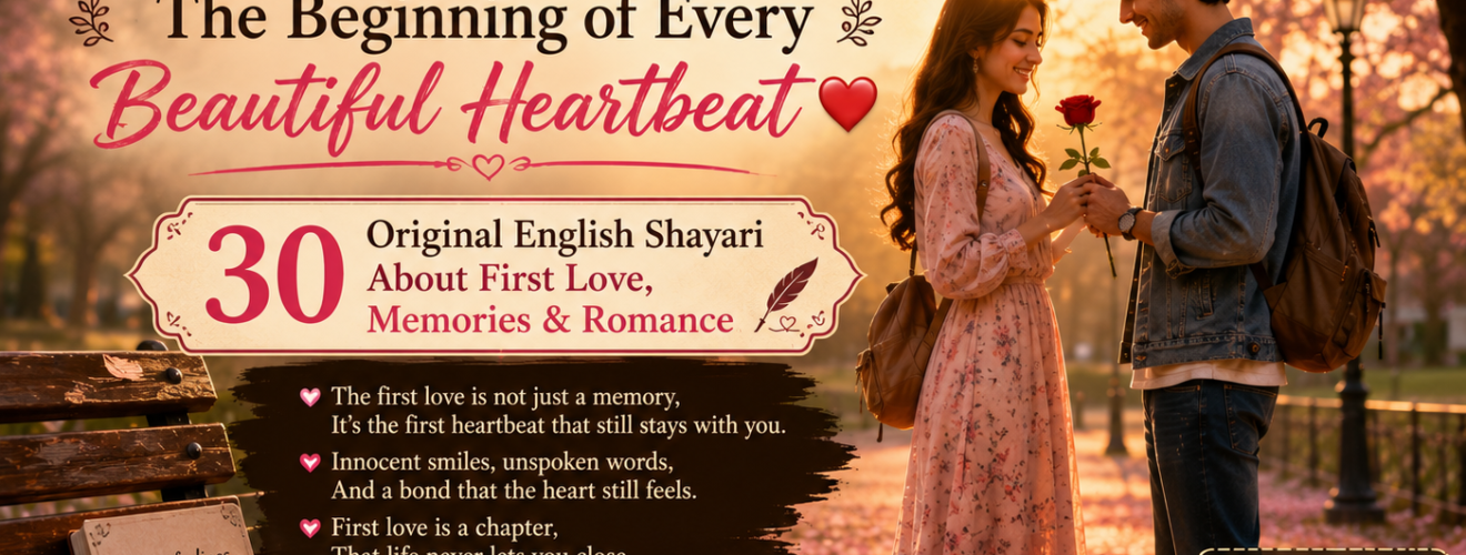 First Love Shayari in English