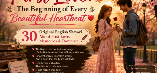 First Love Shayari in English
