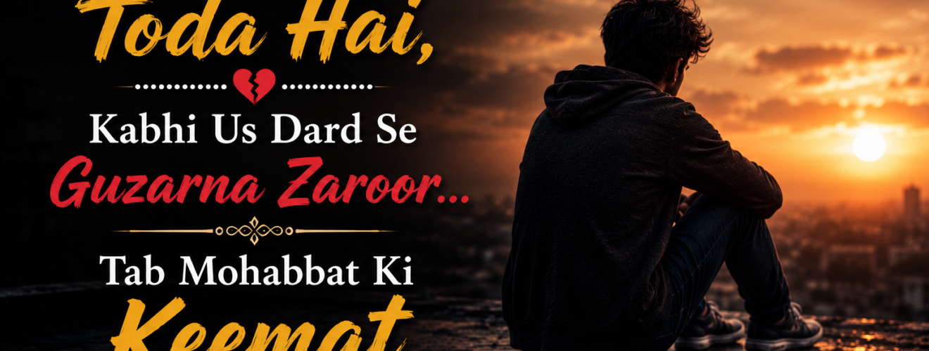 Heartbreak Baddua Shayari