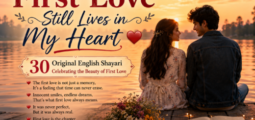 My First Love Shayari in English