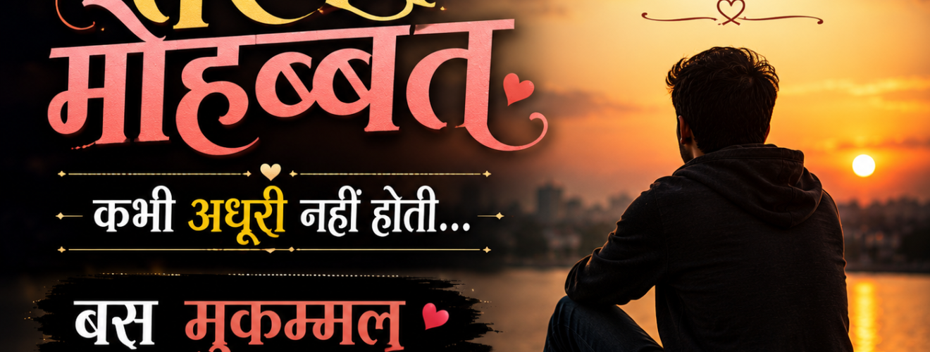 One Sided Love Shayari