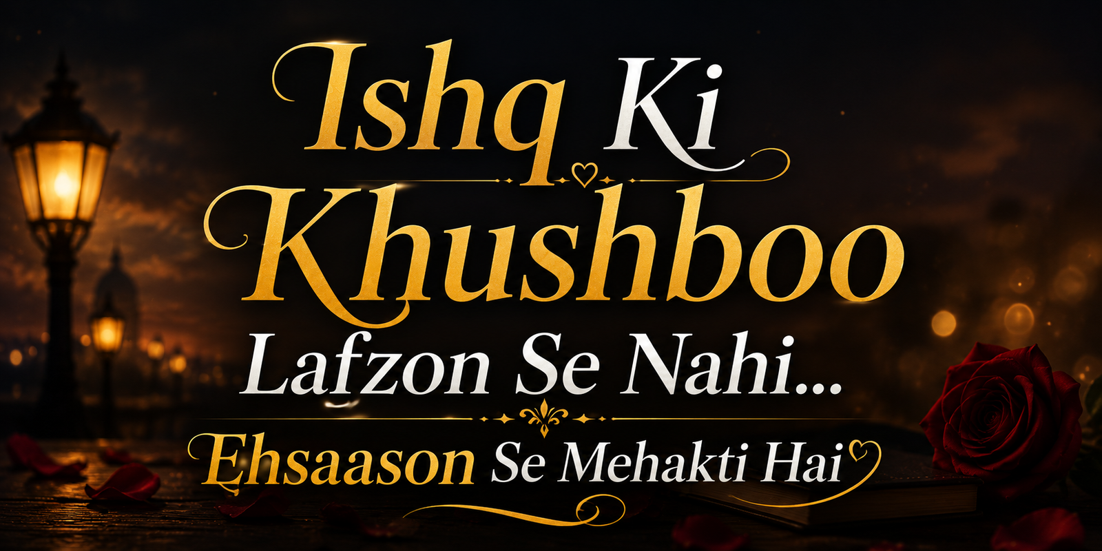 Ishq Ki Khushboo Lafzon Se Nahi... Ehsaason Se Mehakti Hai