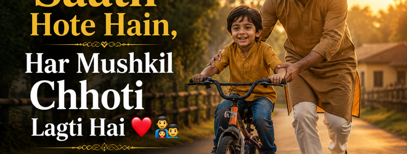 Papa Ka Saath Shayari