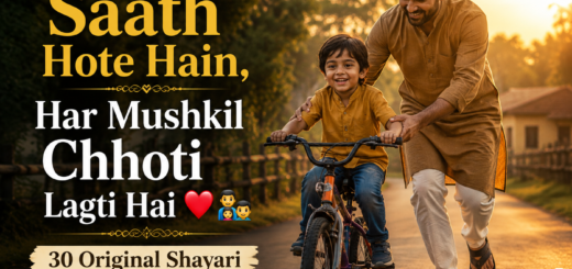 Papa Ka Saath Shayari