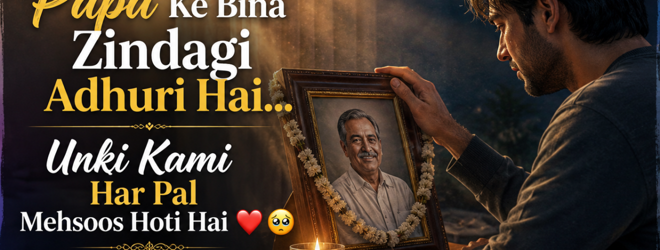 Papa Ke Bina Zindagi Adhuri Hai Shayari