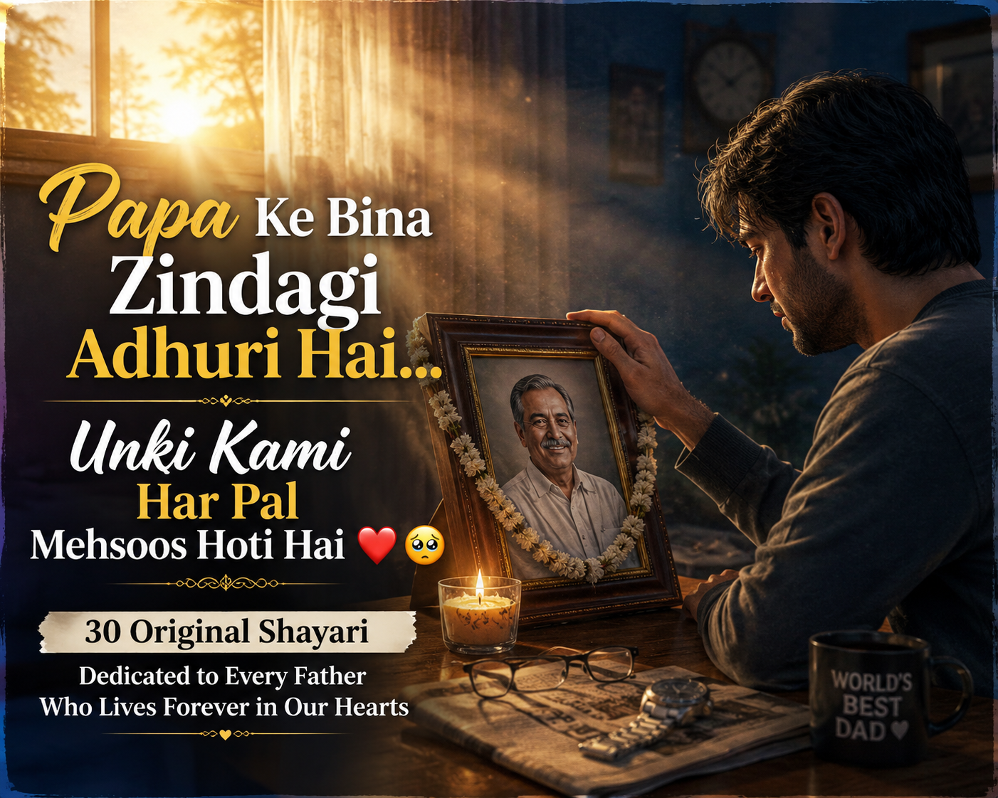 Papa Ke Bina Zindagi Adhuri Hai Shayari