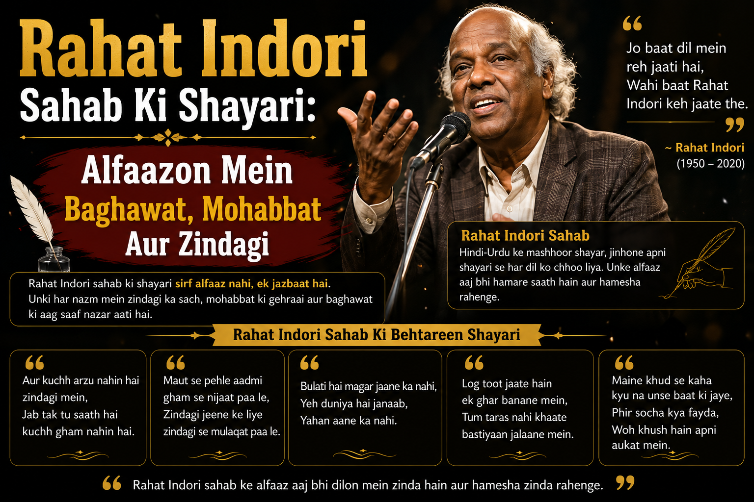 Rahat Indori Shayari