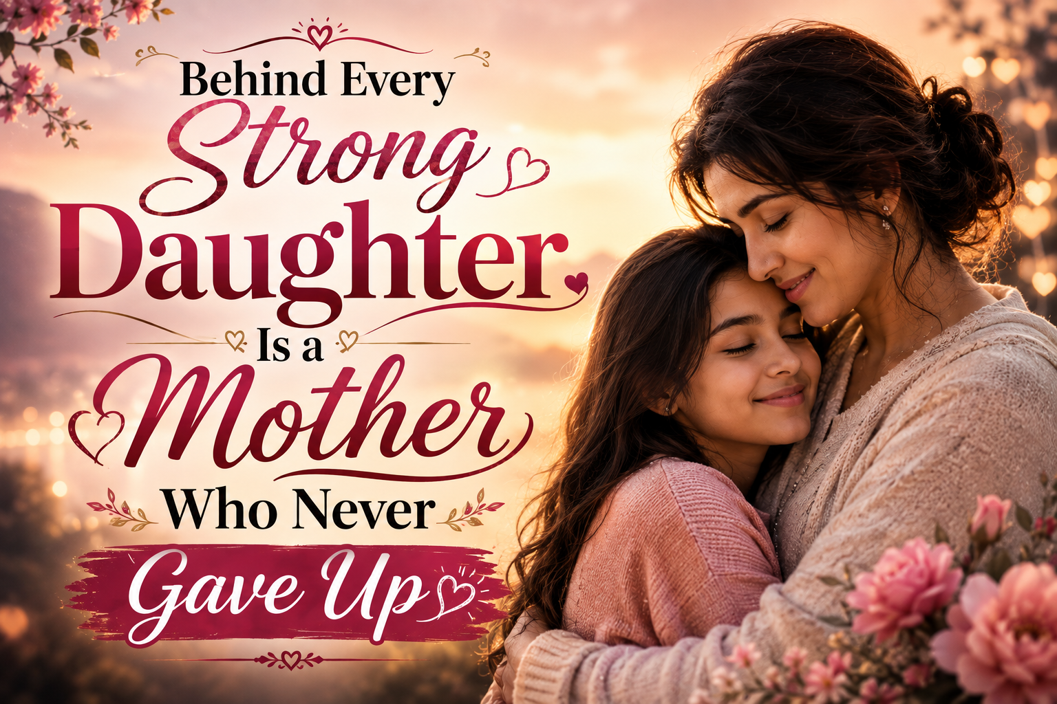 Strong Mother Daughter Love Shayari